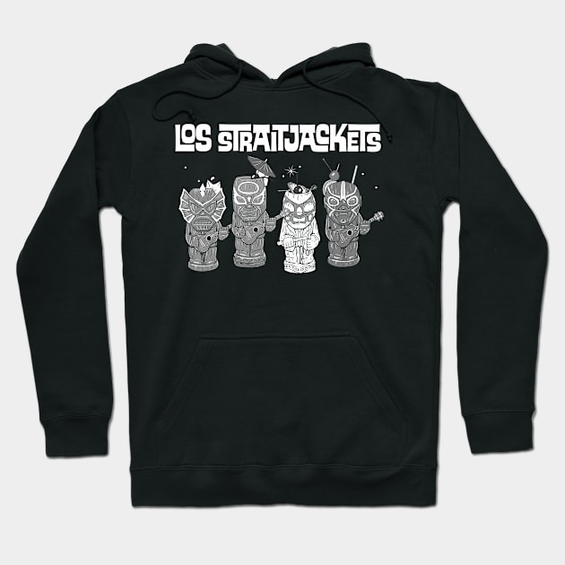 Los Straitjackets - Tikis Hoodie by CosmicAngerDesign